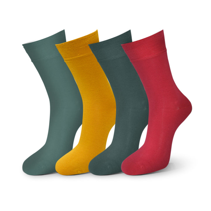 Bunte Damen und Herrensocken aus Bambus/weich/Softrand/antibakteriell/4 Paar