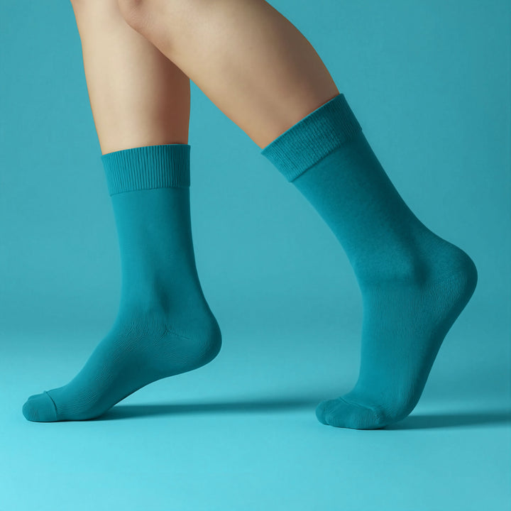 Bunte Damen und Herrensocken aus Bambus/weich/Softrand/antibakteriell/4 Paar