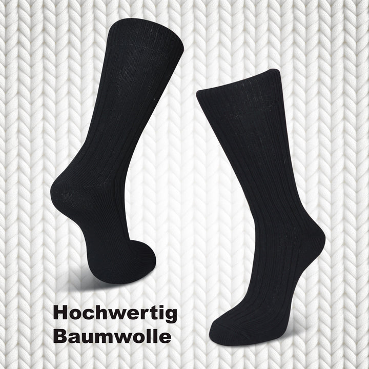 Damen Baumwollsocken, dicke Qualität / 3 Paar